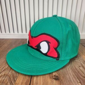 Nickelodeon Teenage Mutant Ninja Turtle Raphael Fitted L/XL Hat Cap TMNT Green